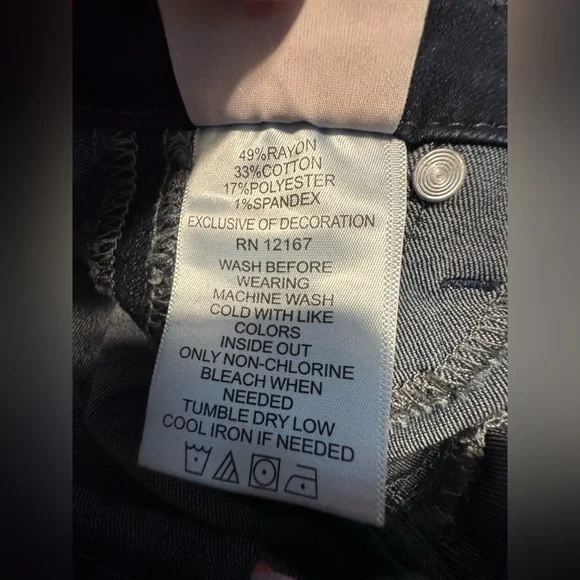 NWT Laurie Felt Silky Baby Bell pull on jeans flare stretchy 90s y2k comfy pants - Picture 4 of 7